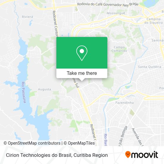 Cirion Technologies do Brasil map