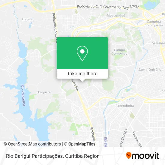 Rio Barigui Participações map