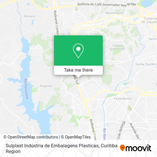 Sulplast Indústria de Embalagens Plasticas map