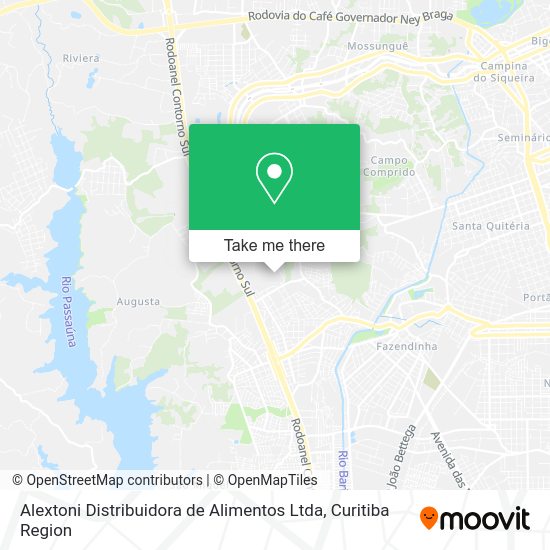 Alextoni Distribuidora de Alimentos Ltda map