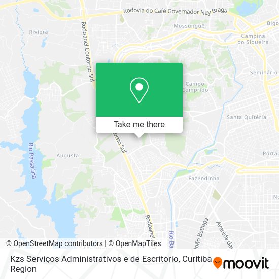Kzs Serviços Administrativos e de Escritorio map