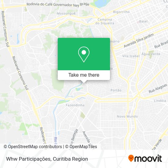 Whw Participações map