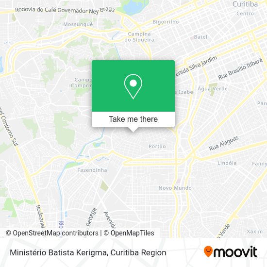 Ministério Batista Kerigma map
