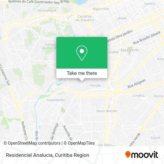 Residencial Analucia map