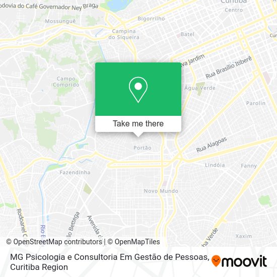MG Psicologia e Consultoria Em Gestão de Pessoas map