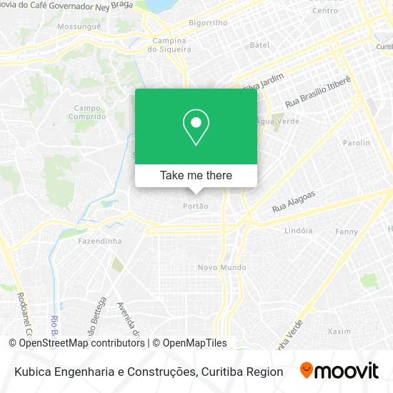 Kubica Engenharia e Construções map