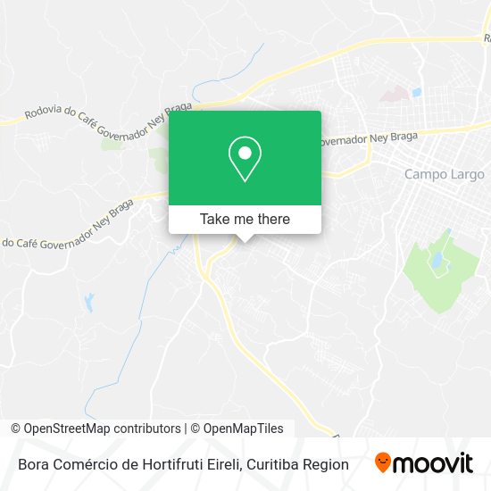 Bora Comércio de Hortifruti Eireli map