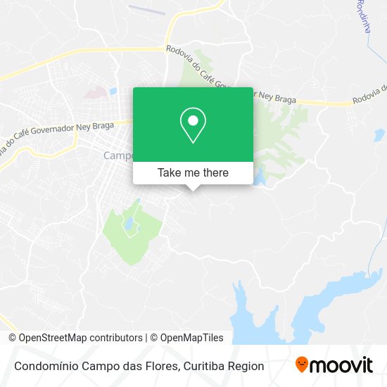 Condomínio Campo das Flores map