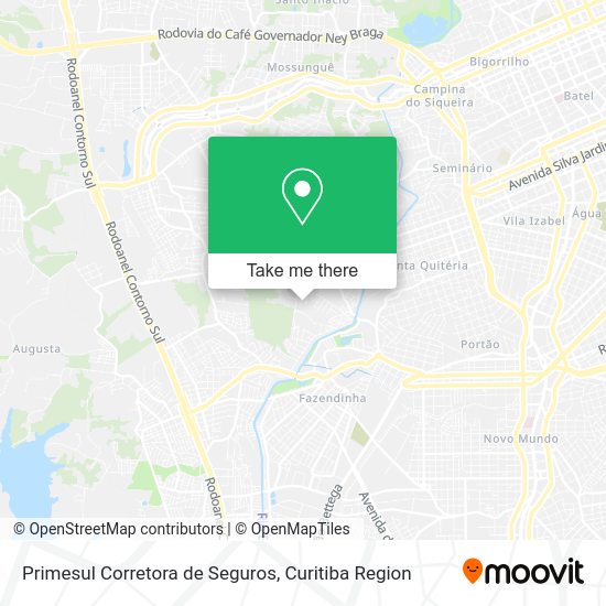 Primesul Corretora de Seguros map