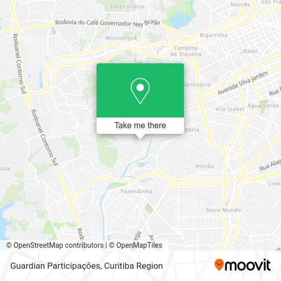 Guardian Participações map
