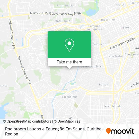 Radioroom Laudos e Educação Em Saude map
