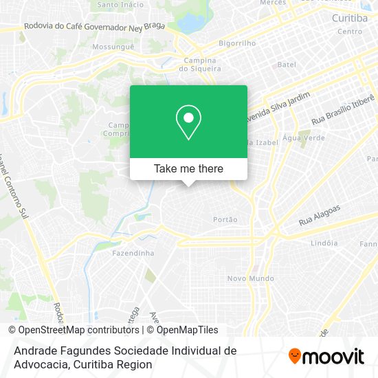 Andrade Fagundes Sociedade Individual de Advocacia map