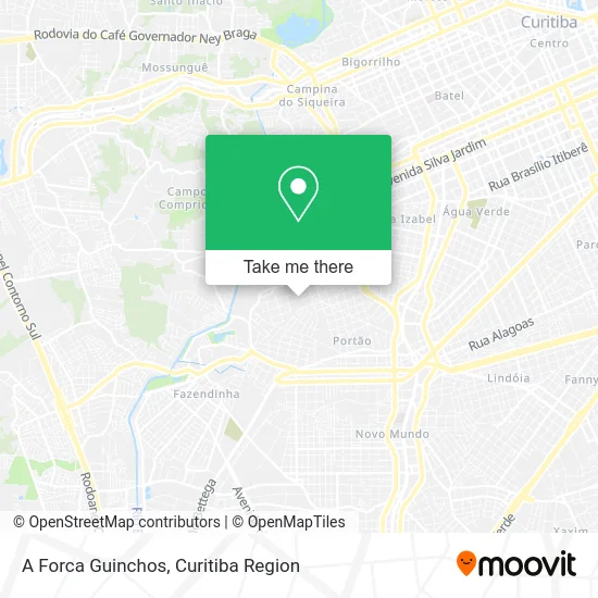 A Forca Guinchos map