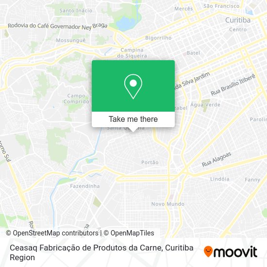 Ceasaq Fabricação de Produtos da Carne map
