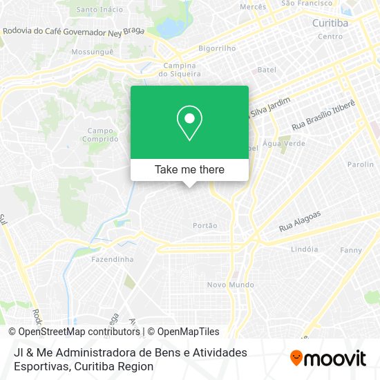 Jl & Me Administradora de Bens e Atividades Esportivas map