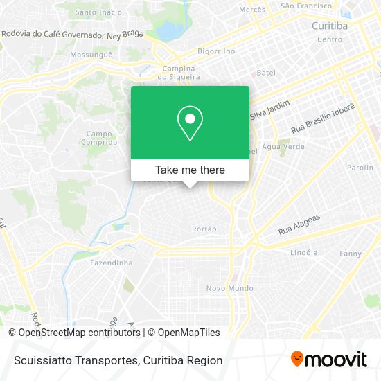 Scuissiatto Transportes map