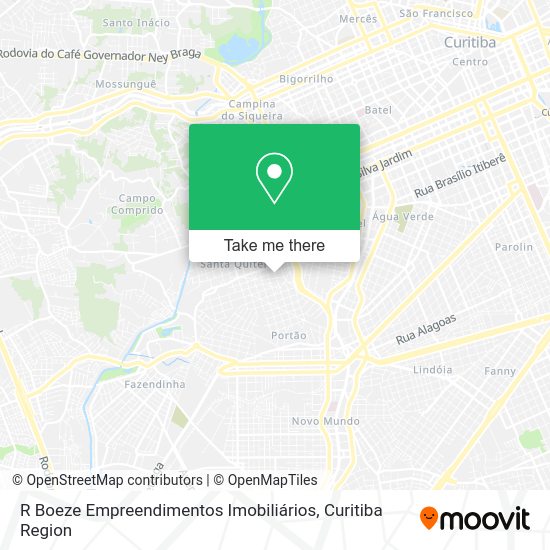 R Boeze Empreendimentos Imobiliários map