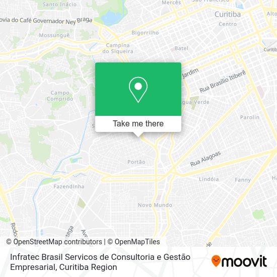 Infratec Brasil Servicos de Consultoria e Gestão Empresarial map