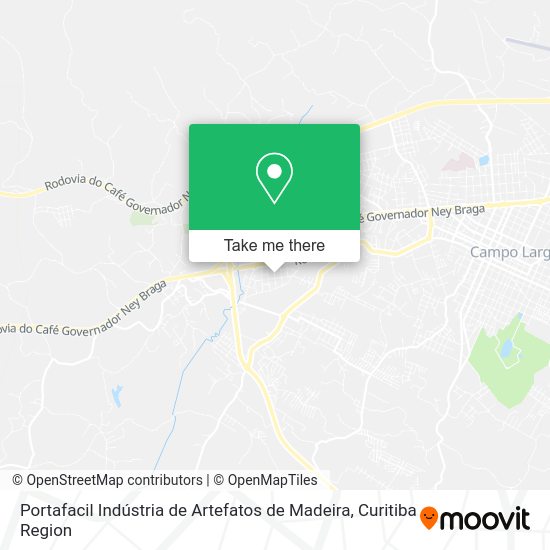 Portafacil Indústria de Artefatos de Madeira map