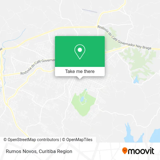 Rumos Novos map