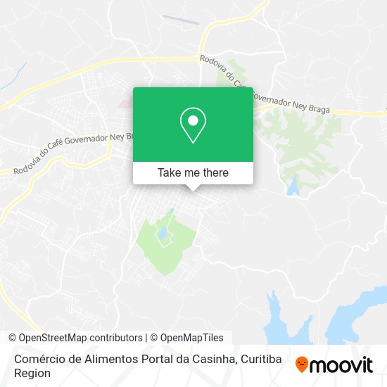 Comércio de Alimentos Portal da Casinha map