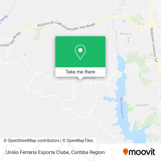 União Ferraria Esporte Clube map