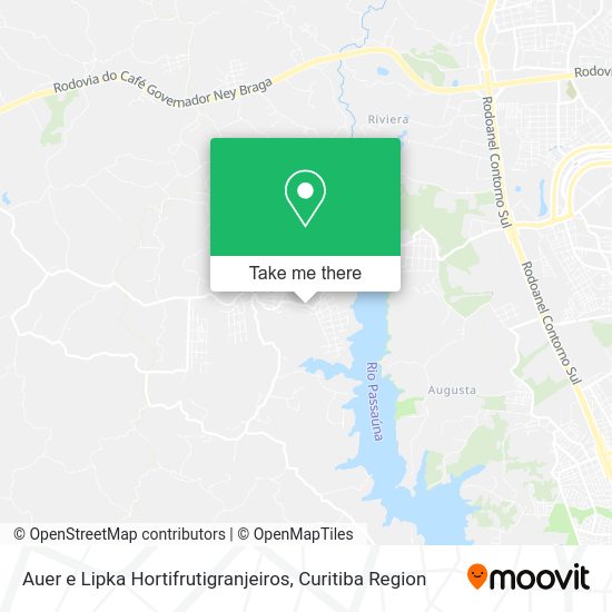 Auer e Lipka Hortifrutigranjeiros map