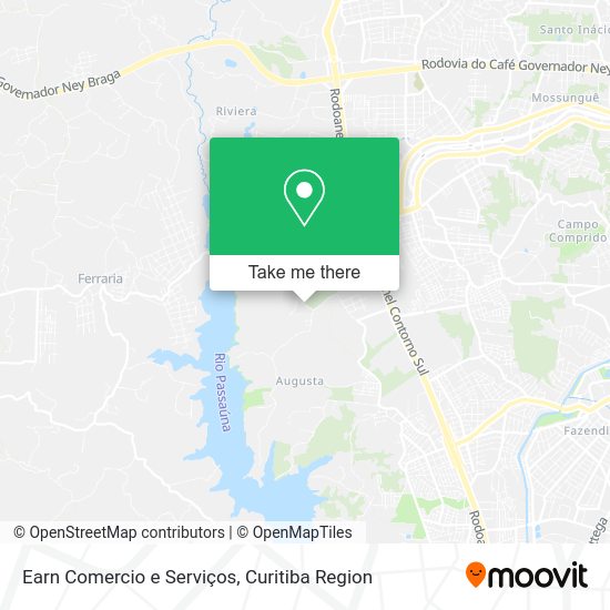 Earn Comercio e Serviços map