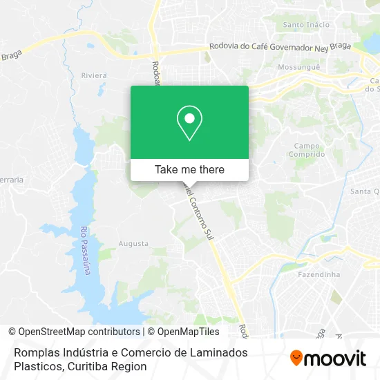 Romplas Indústria e Comercio de Laminados Plasticos map