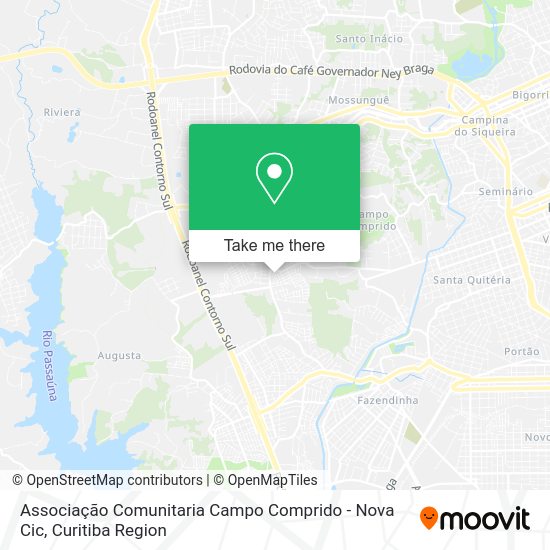 Associação Comunitaria Campo Comprido - Nova Cic map