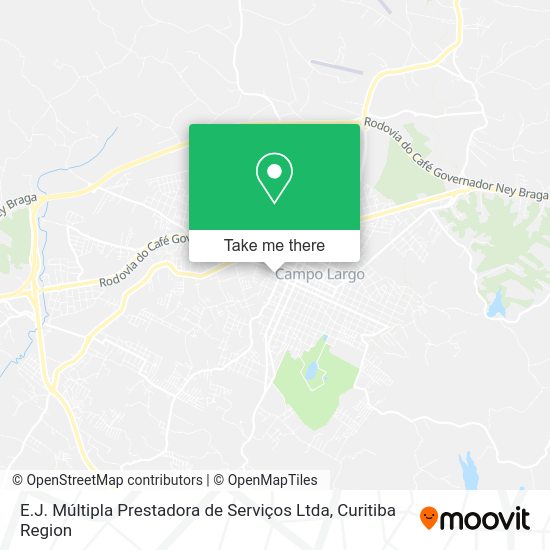 E.J. Múltipla Prestadora de Serviços Ltda map