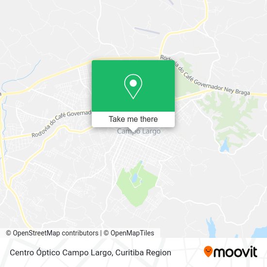 Centro Óptico Campo Largo map