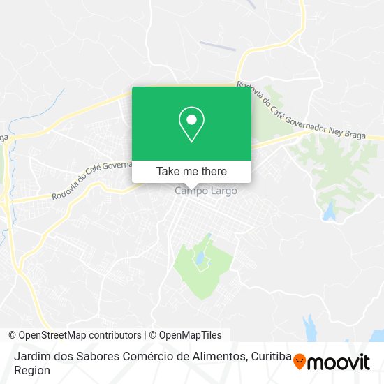 Jardim dos Sabores Comércio de Alimentos map