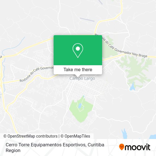 Cerro Torre Equipamentos Esportivos map