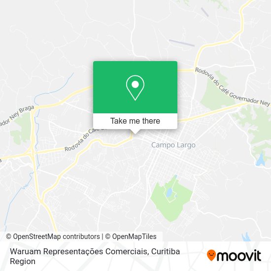 Waruam Representações Comerciais map