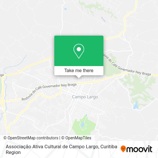 Associação Ativa Cultural de Campo Largo map