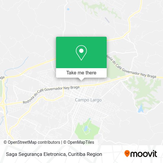 Saga Segurança Eletronica map