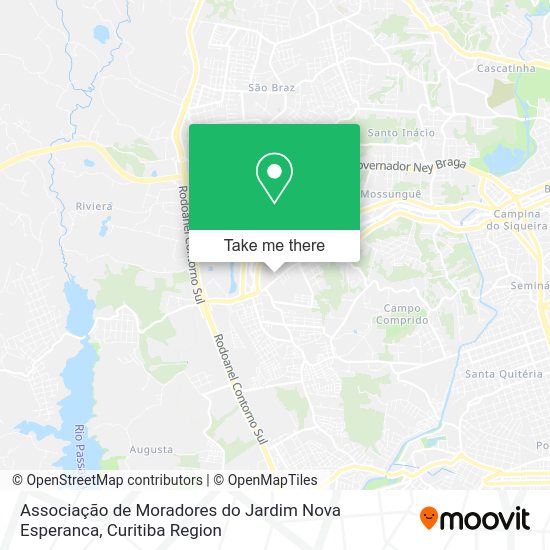 Associação de Moradores do Jardim Nova Esperanca map