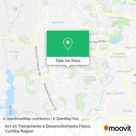 Act on Treinamento e Desenvolvimento Físico map