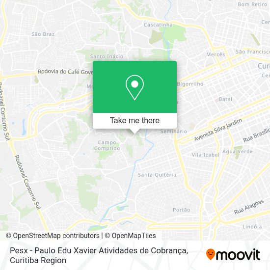 Pesx - Paulo Edu Xavier Atividades de Cobrança map