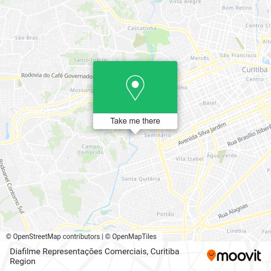 Diafilme Representações Comerciais map