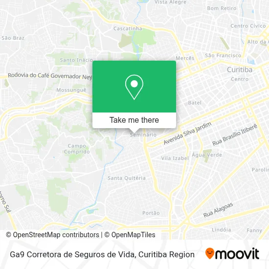 Ga9 Corretora de Seguros de Vida map
