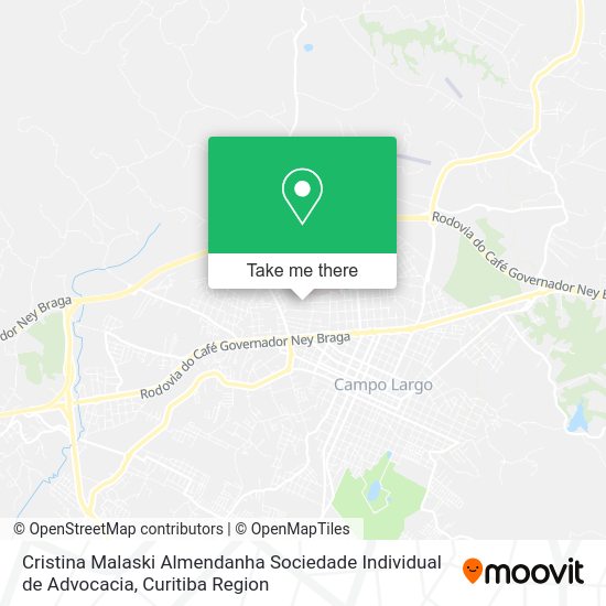 Cristina Malaski Almendanha Sociedade Individual de Advocacia map