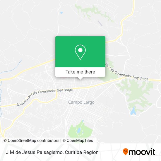 J M de Jesus Paisagismo map