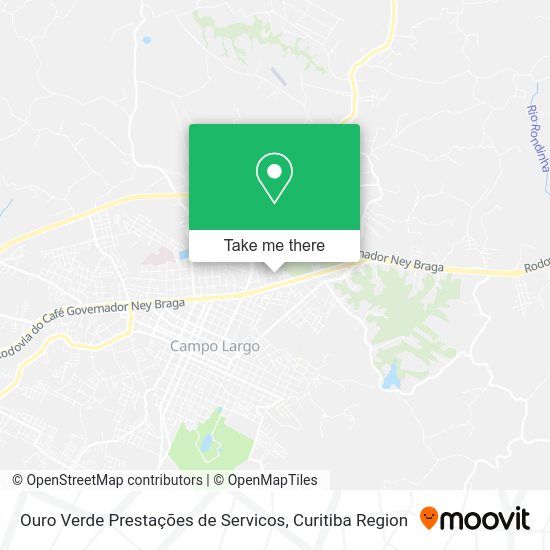 Ouro Verde Prestações de Servicos map