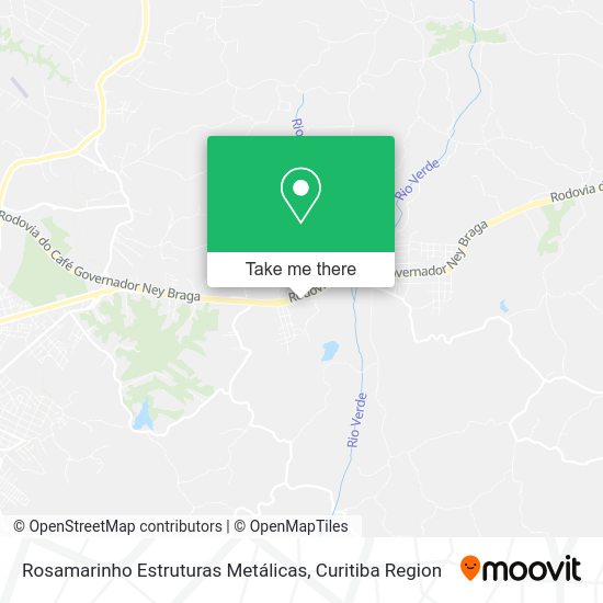 Rosamarinho Estruturas Metálicas map