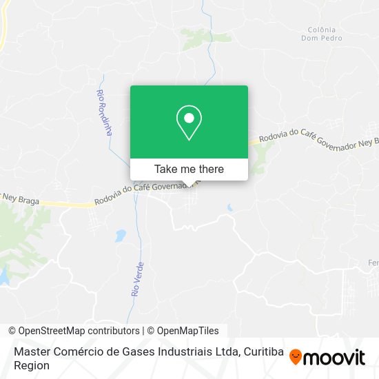 Master Comércio de Gases Industriais Ltda map