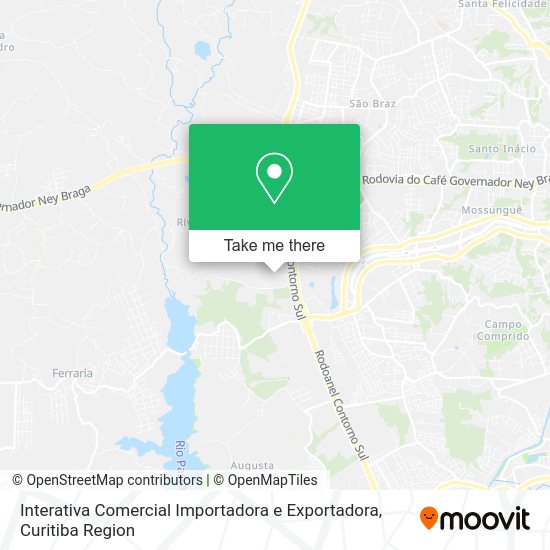 Interativa Comercial Importadora e Exportadora map