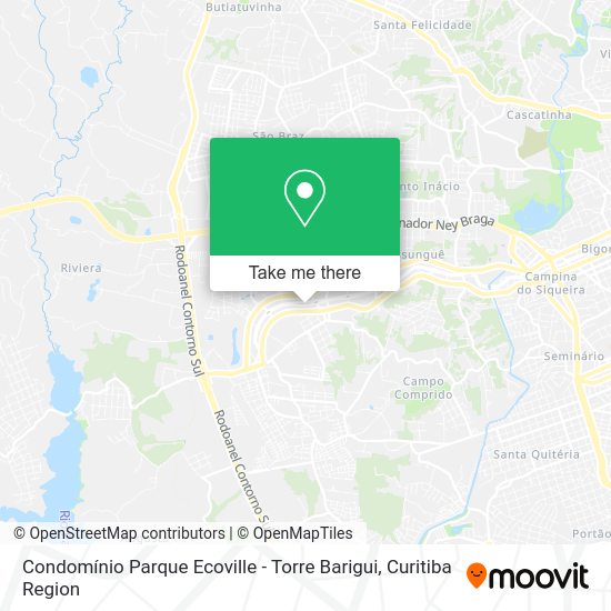 Condomínio Parque Ecoville - Torre Barigui map