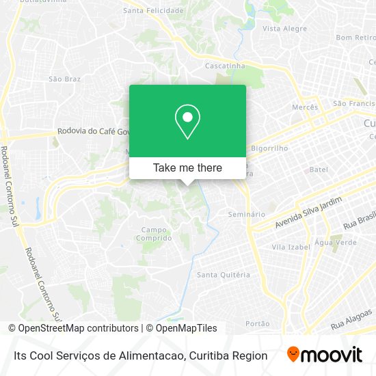 Its Cool Serviços de Alimentacao map
